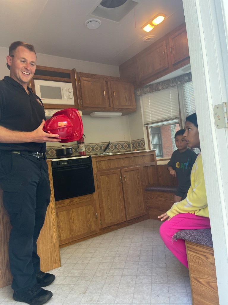 Fire safety education with families