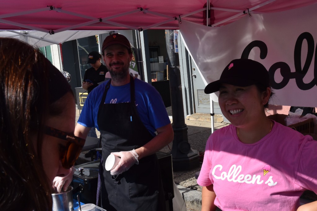 Local food vendors — Colleen’s ice cream